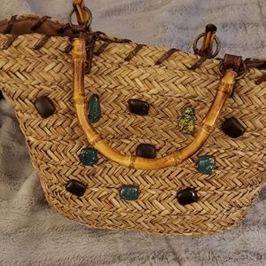 Straw bag